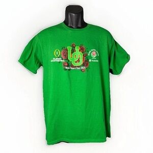Official Oregon Ducks 2025 Rose Bowl Game Stadium T-Shirt Green Men’s Size M